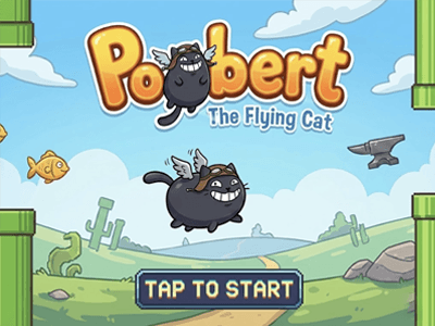 Poobert -- The Flying Cat